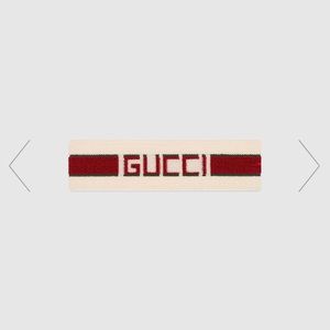 Elastic Gucci stripe headband